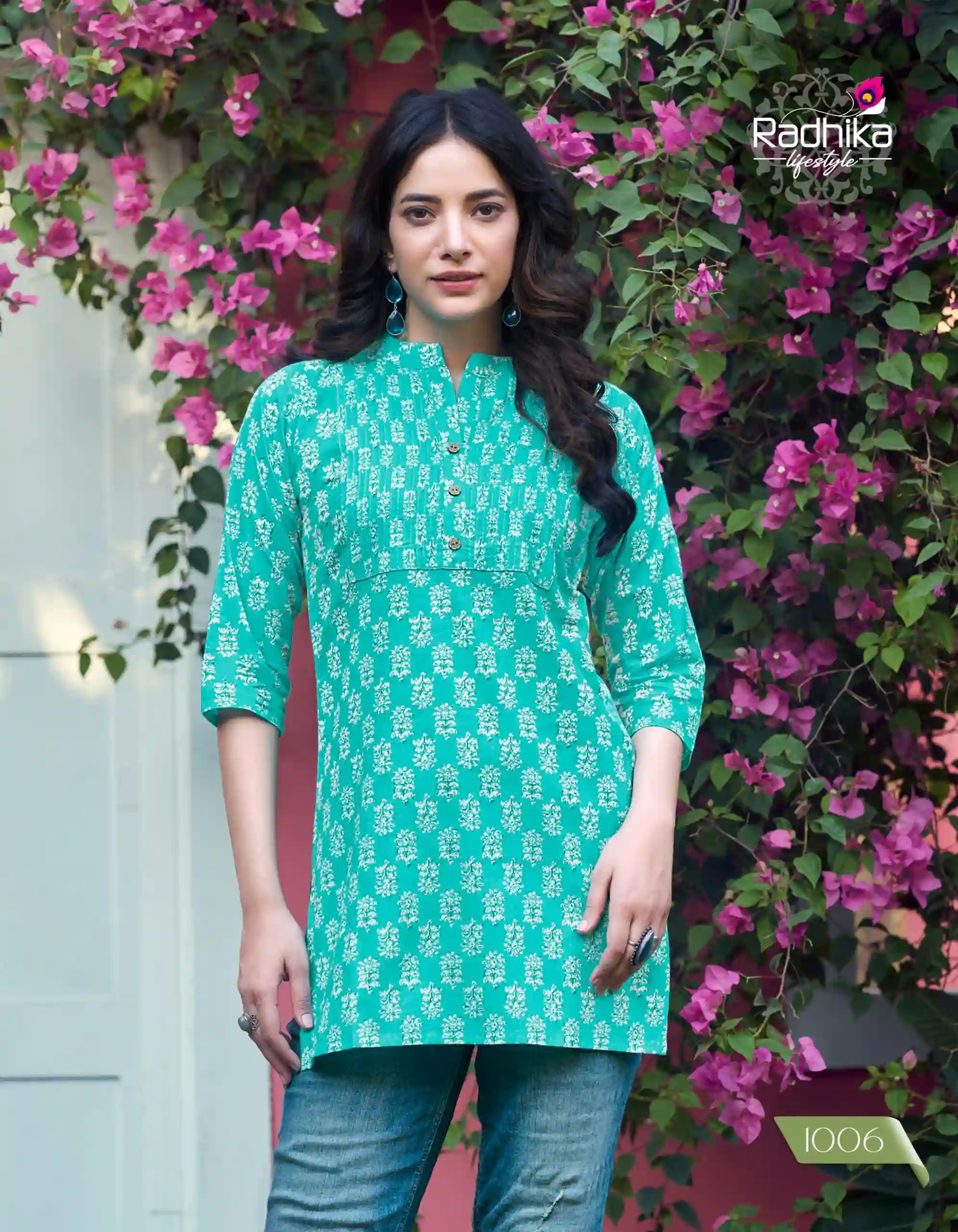 Radhika Lifestyle Summer Shine Vol 1 Pure Heavy Cotton Wholesale Kurtis Catalog — Wholesale Kurtis, MPA wholesale from Surat - Gallery Image 5